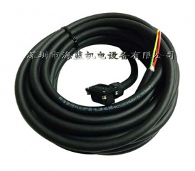 三菱电机电源线MR-PWS1CBL5M-A1-L，三菱MR-JE，MR-J4,MR-J3系列电机专用
